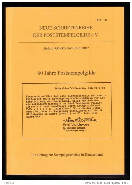 NEUE SCHRIFTENREIHE DER POSTSTEMPELGILDE E.V. (3 Scans) - Philatelistische Wörterbücher