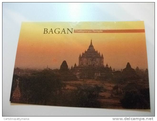 Bagan Thatbyinnyu Temple Francobollo Commemorativo Myanmar - Myanmar (Burma)