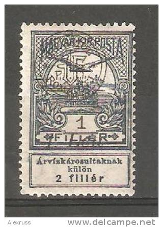Hungary Romanian Occupation 1919,1 L On 1f ,Sc 5NB1,MNH** - Nuevos