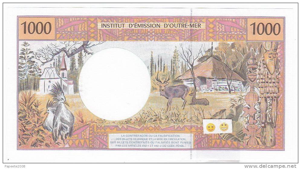 Polynésie Française / Tahiti - 1000 FCFP / U.049 / 2012 / "Nouvelles Signatures" - Neuf / Jamais Circulé - Territoires Français Du Pacifique (1992-...)