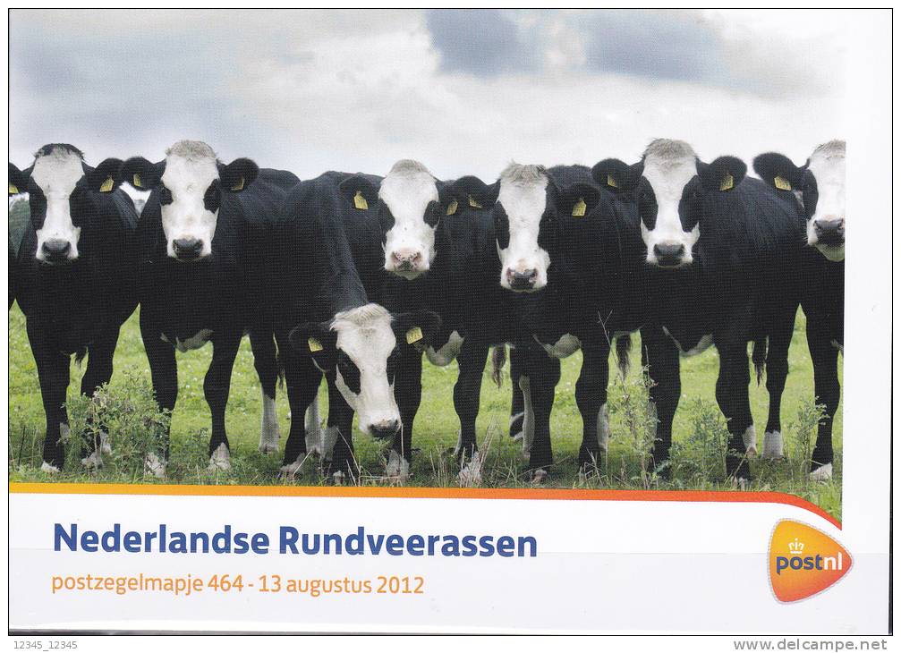 Nederland 2012, Postfris MNH, Folder 464, Cattle Breeds - Ungebraucht