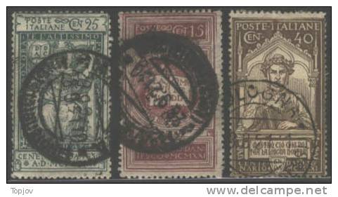 ITALIA - 600th ANNIVERSARY OF DEATH OF DANTE ALIGHIERI   - 1921 - Collections (with Albums)