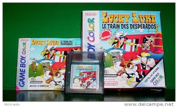 Jeu Nintendo - Game Boy Color - LUCKY LUKE Le Train Des Desperados - Nintendo Game Boy