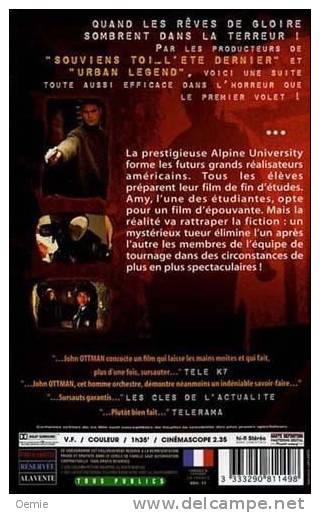 URBAN  LEGEND  2 °°°°°°     VERSION  FRANCAISE - Horror