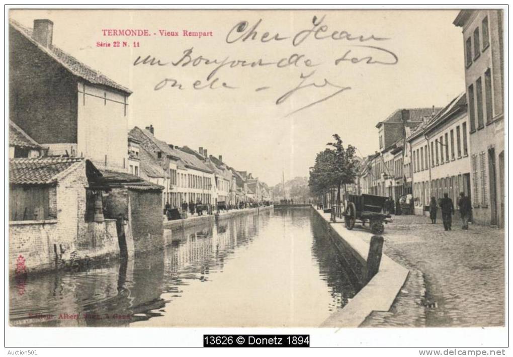 13626g Vieux REMPART - Termonde - 1903 - Dendermonde