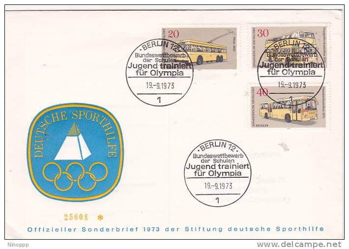 Germany Berlin 1973  Olympic Sport FDC - Other & Unclassified