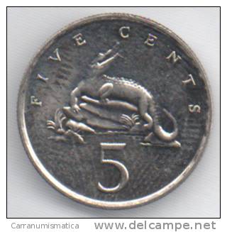 GIAMAICA 5 CENTS 1990 - Jamaique