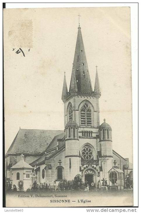 02 - AISNE - SISSONE - Eglise - Sissonne