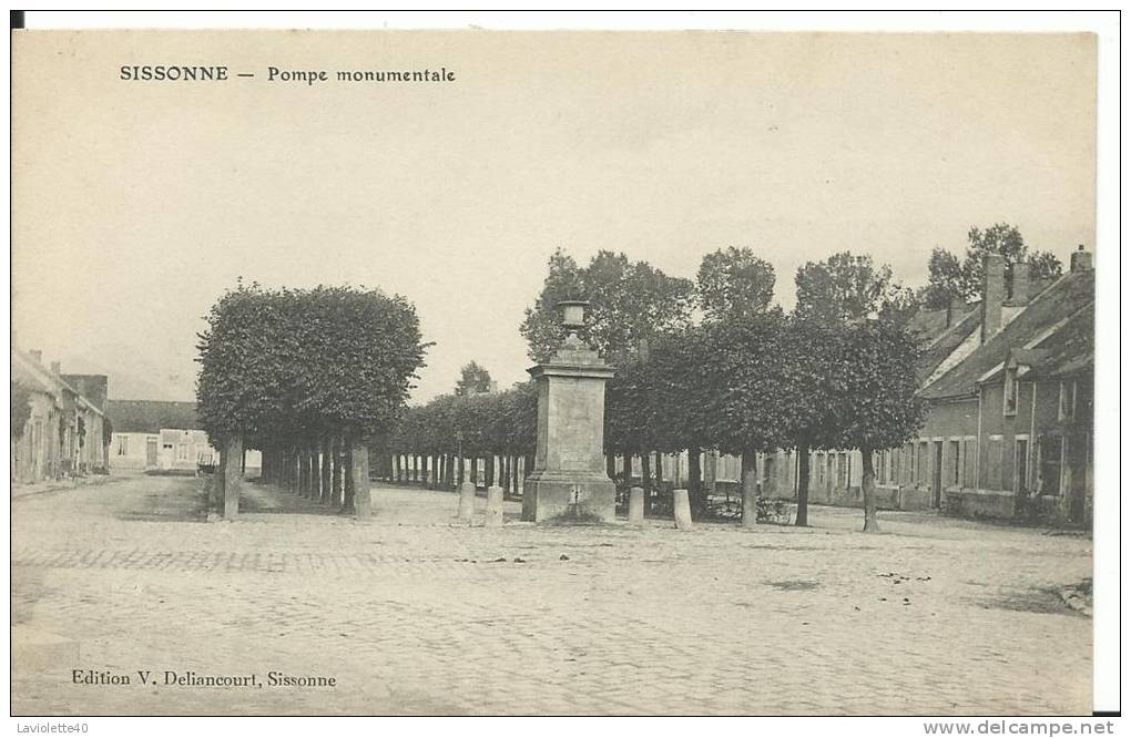 02 - AISNE - SISSONE - Pompe Monumentale - Sissonne