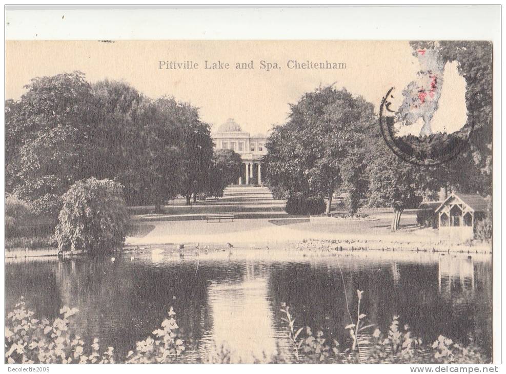 BR39844 Pittville Lake  And Spa Cheltenham       2 Scans - Cheltenham