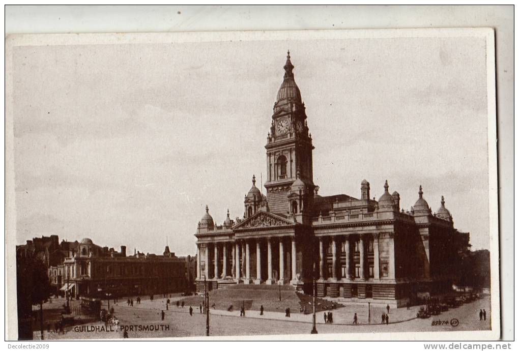 BR39872 Guildhall Portsmouth  2 Scans - Portsmouth