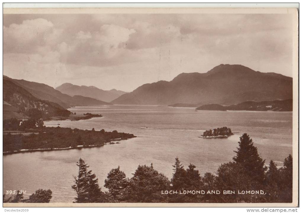 BR39901 Loch Lomond And Ben Lomond    2 Scans - Stirlingshire