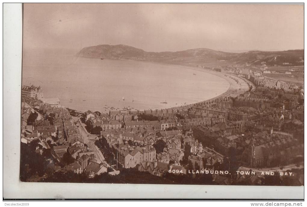 BR39938 LLandudno Town And Bay      2 Scans - Autres & Non Classés