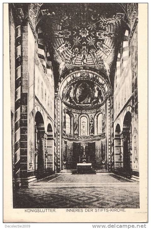 BR39977 Konigslutter Inneres Der Stifts Kirche   2 Scans - Koenigslutter