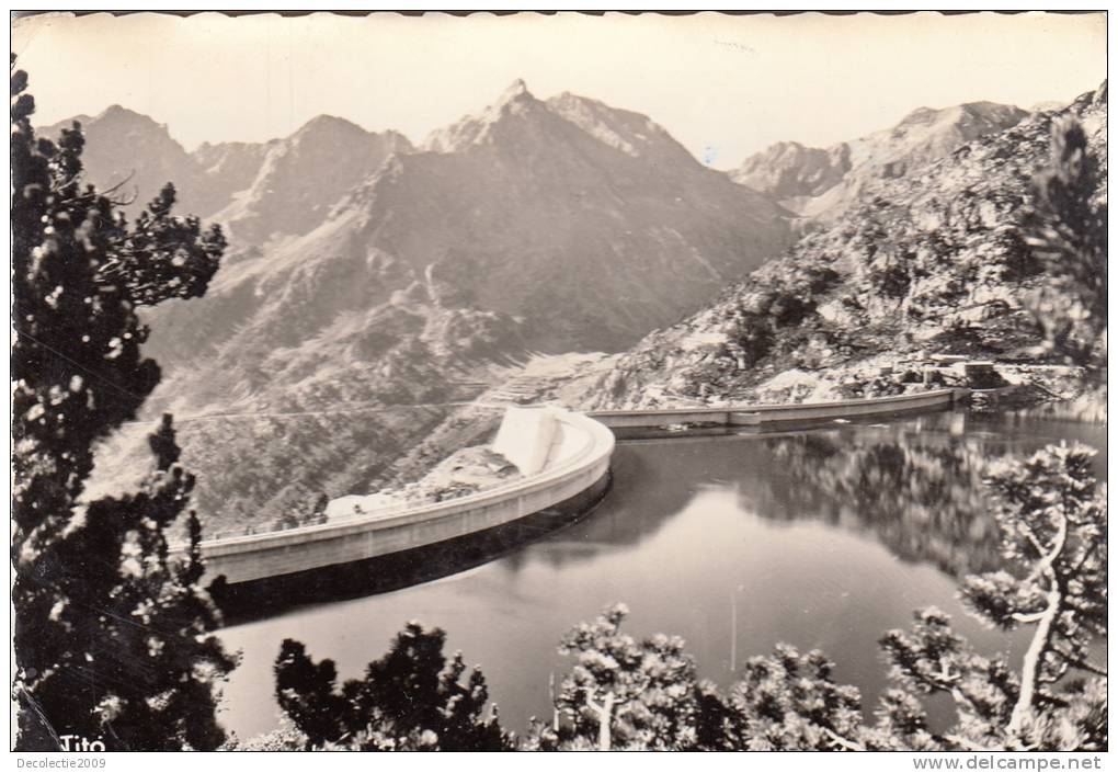 BR39131 Vallee D Aure Lac Et Barrage De Cap De Long    2 Scans - Vielle Aure