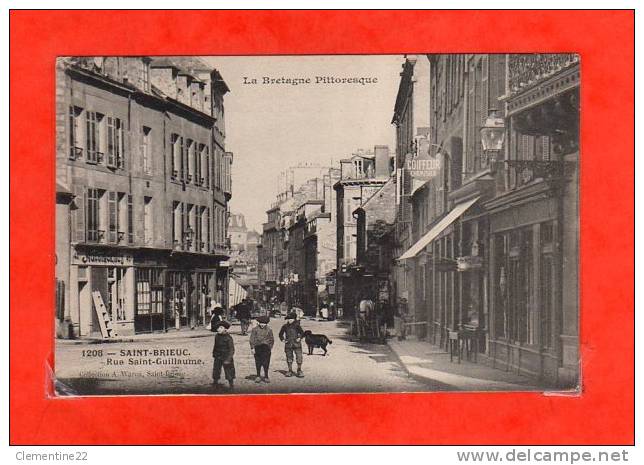 Saint Brieuc N°1208 Rue St Guillaume  ( écrite De 1904 ) - Saint-Brieuc