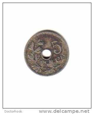 BELGIUM   5  CENTIMES  1904  (KM# 54) - 5 Cent