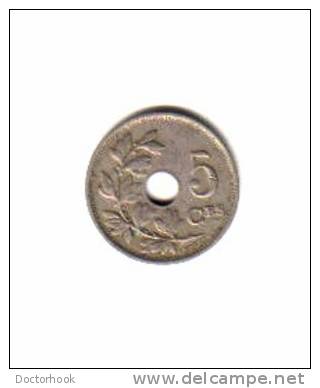 BELGIUM   5  CENTIMES  1913  (KM# 66) - 5 Cents