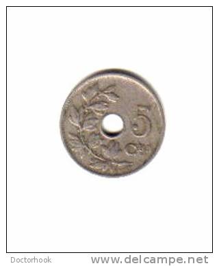 BELGIUM   5  CENTIMES  1910  (KM# 67) - 5 Cents