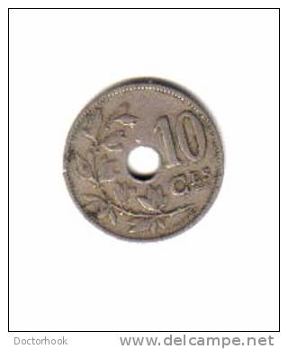 BELGIUM   10  CENTIMES  1904  (KM# 52) - 10 Cents