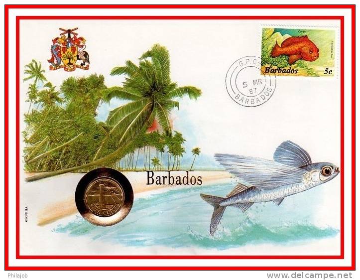 E.P.N. De 1987 " BARBADOS " En Parfait état ! --> Voir Le Commentaire. - Barbades (1966-...)
