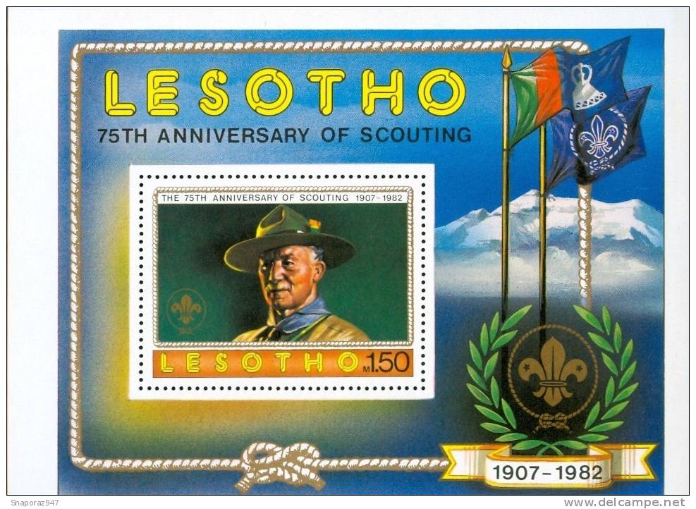 1982 Lesotho Scout Scoutisme Scouting Booklet Complete 4 Scans -Sc7 - Nuevos