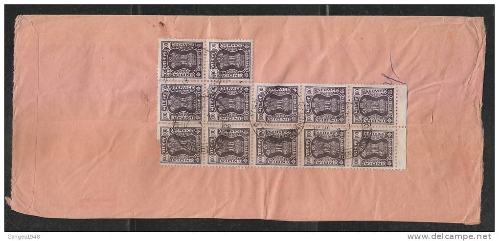 INDIA  2000  O&gt;I&gt;G&gt;S.  SERVICE Cover To  Netherlands #  44198   Indien Inde - Storia Postale