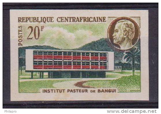 CENTRAFRICAINE   NON DENT/IMP   PASTEUR     YVERT N°13     Réf 2548 - Louis Pasteur
