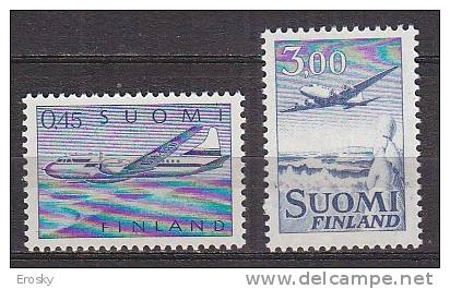 L6213 - FINLANDE FINLAND AERIENNE Yv N°8/9 ** - Ungebraucht