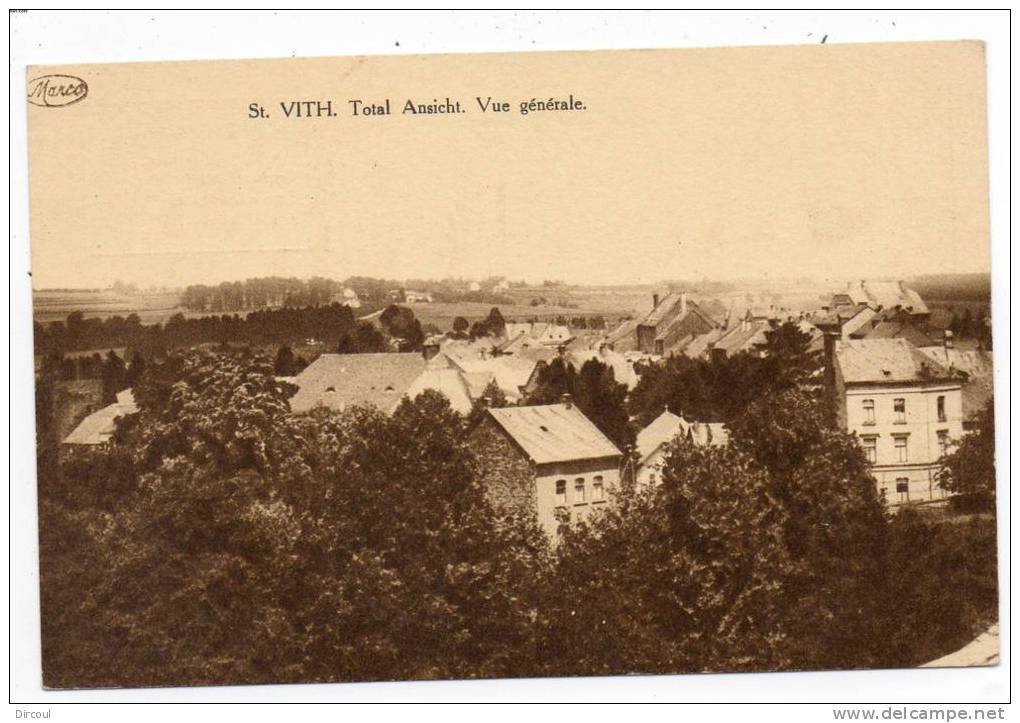 22507  -  St Vith  Vue  Générale - Saint-Vith - Sankt Vith