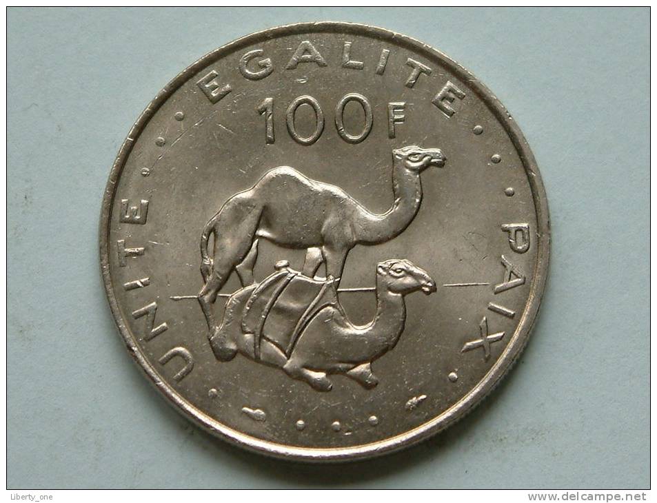 1991 - 100 FRANCS / KM 26 ( Uncleaned Coin / For Grade, Please See Photo ) !! - Dschibuti