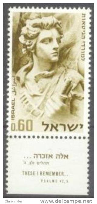 1968 25th Anniv Of Warsaw Ghetto Uprising TAB Bale 402 / Sc 364 / Mi 417 MNH/neuf/postfrisch [gra] - Unused Stamps (with Tabs)