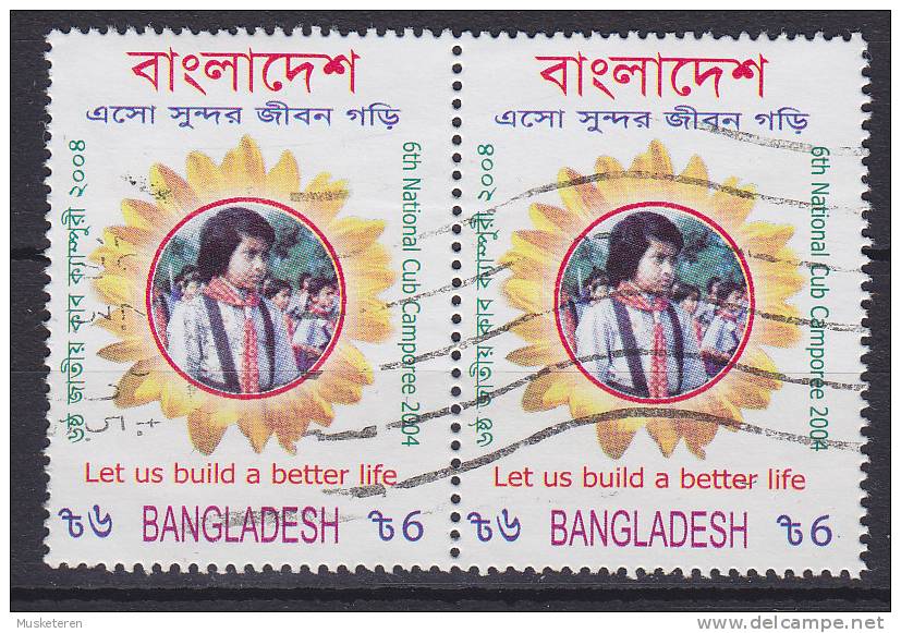 ## Bangladesh 2004 Mi. 853     6 T 6th National Cup Camporee (Pair) - Bangladesch