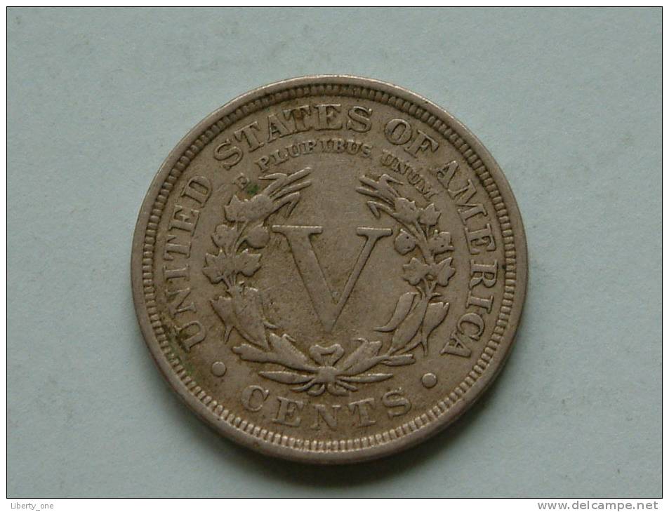 1905 - LIBERTY FIVE CENTS / KM 112 ( Uncleaned Coin / For Grade, Please See Photo ) !! - 1883-1913: Liberty (Libertà)