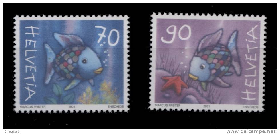 Suisse**  Livre Pour Enfant - Poissons   Bande Dessinée - Unused Stamps