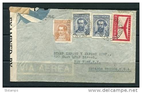 Argentina 1942 Cover Buenos Aires- USA  Censored - Lettres & Documents
