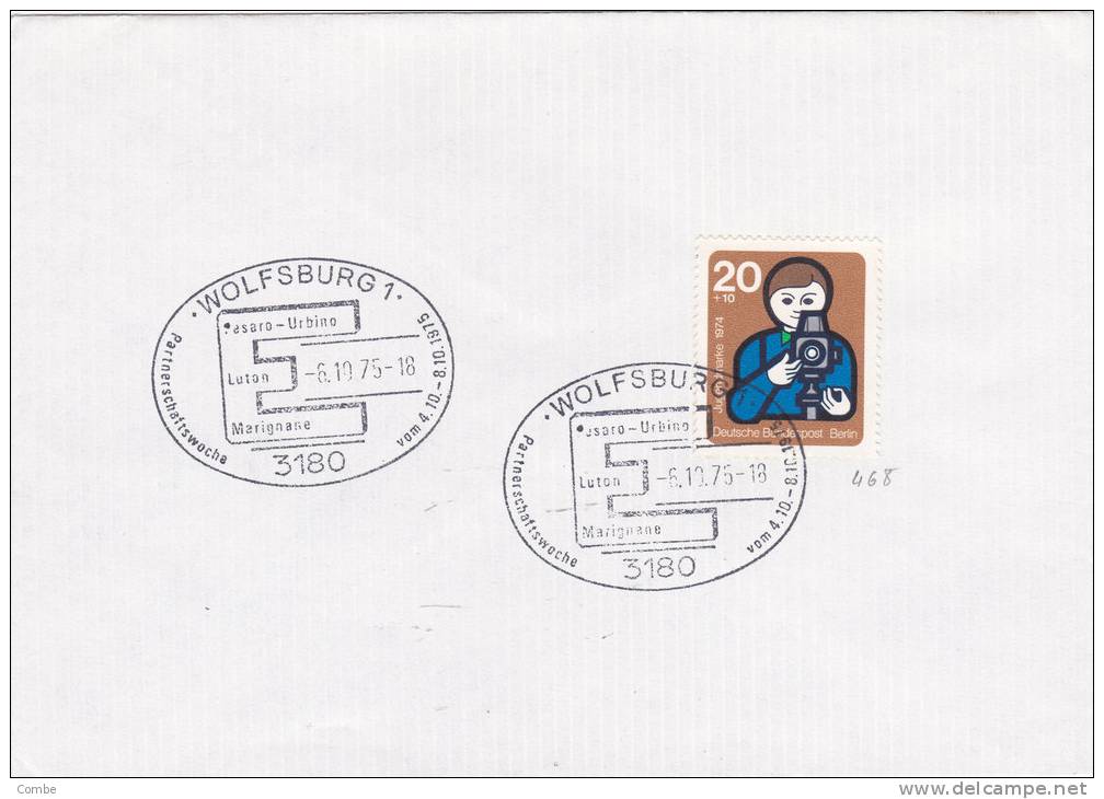 BERLIN, 1975,  Lettre Mi  468 EF/1516 - Covers & Documents