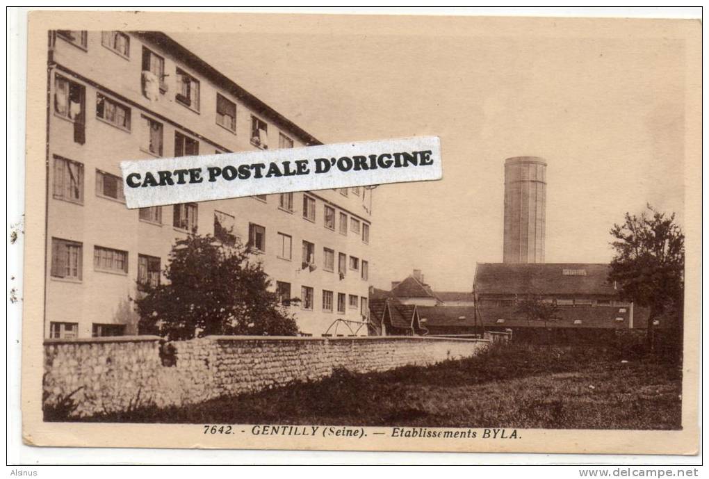 GENTILLY (VAL DE MARNE) - ETABLISSEMENT BYLA - Gentilly