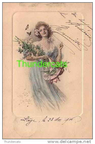 CPA ILLUSTRATEUR FEMME ART NOUVEAU ** M M VIENNE 276 **   ARTIST SIGNED ART NOUVEAU CARD LADY - Vienne