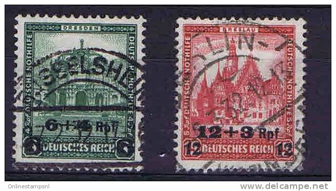 Deutschland: Mi 463- 64, Used - Gebraucht