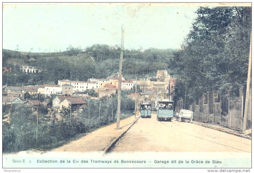 Collection De La Cie Des Tramways De Bonsecours E2 Garage Dit De La Grace De Dieu Neuve - Bonsecours