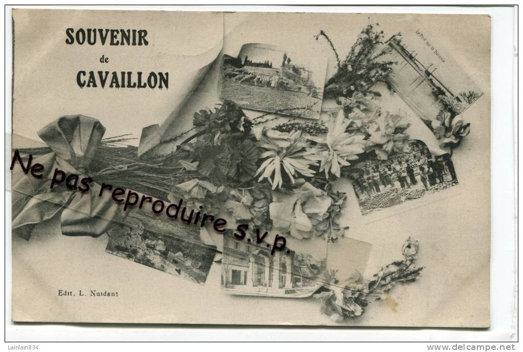 - SOUVENIR De CAVAILLON - Peu Courante,  écrite, 1914, Bon état, Scans. - Cavaillon