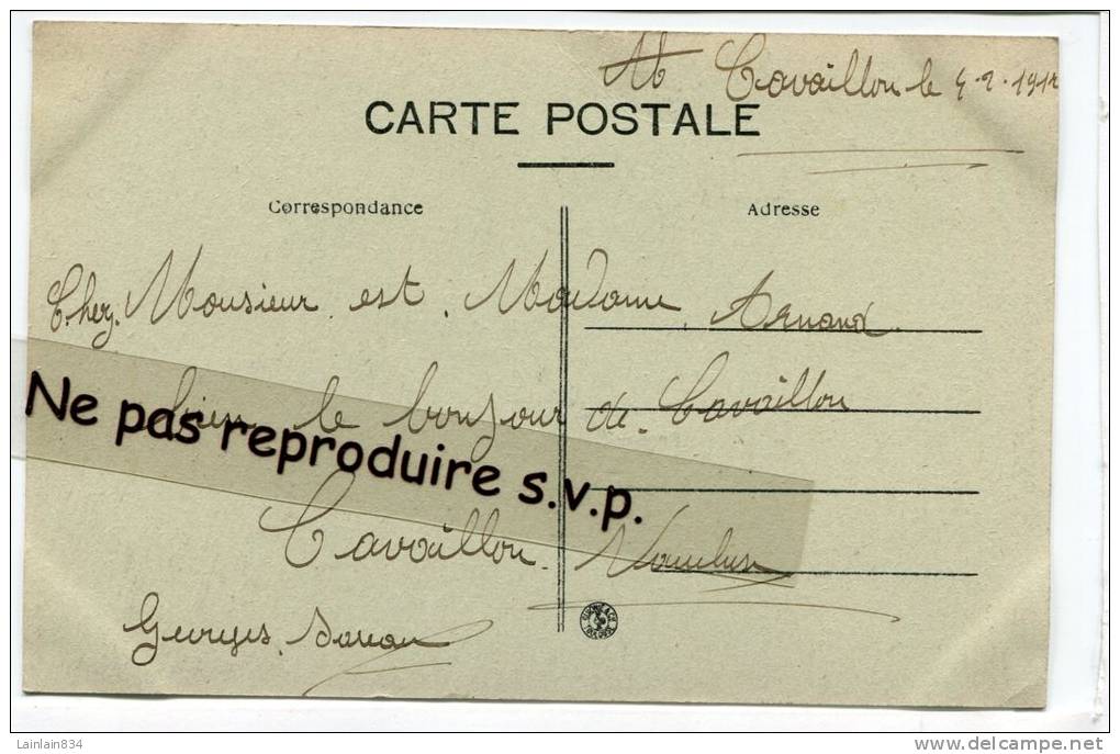 - SOUVENIR De CAVAILLON - Peu Courante,  écrite, 1914, Bon état, Scans. - Cavaillon