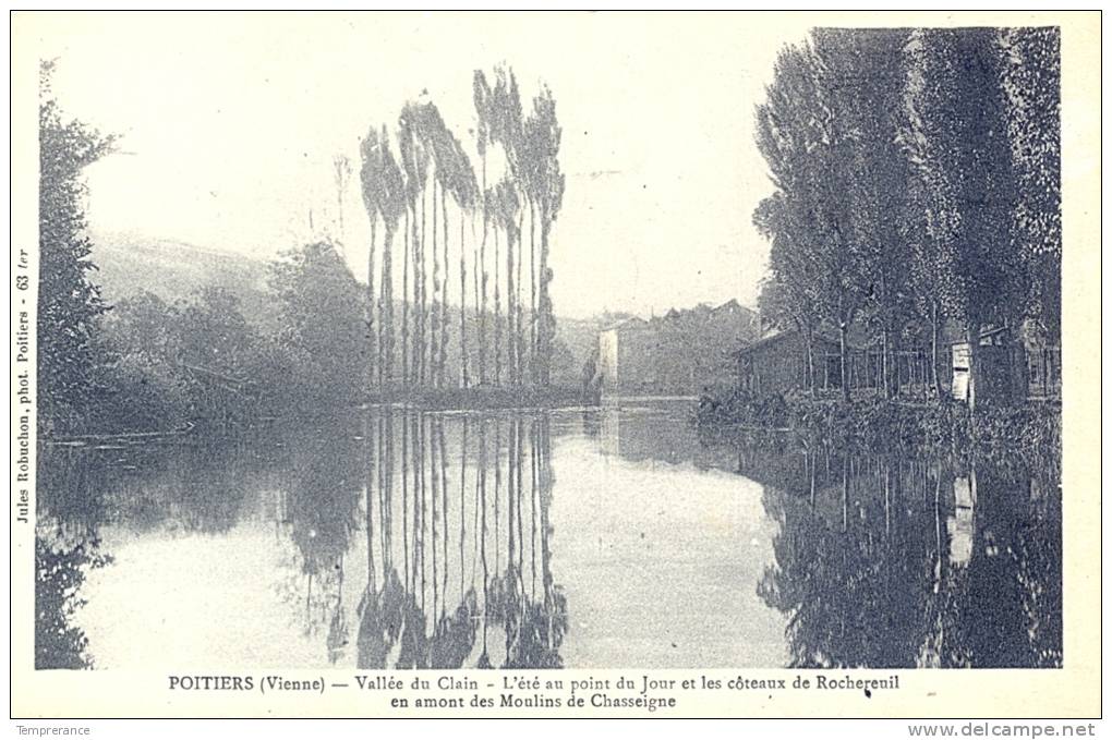 86 Poitiers Vallée Du Clain L'été Au Point Du Jour Et Les Côteaux De Rochereuil Neuve - Poitiers