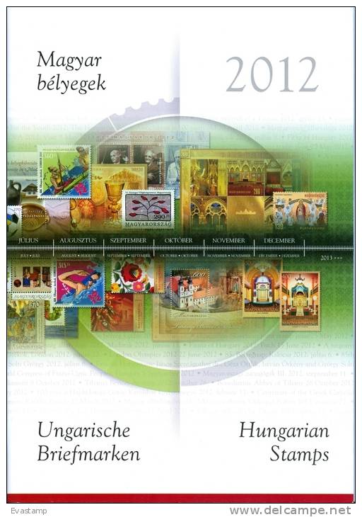 HUNGARY - 2012.Complete Year Set With Souvenir Sheetsin Exclusive Case  MNH!!! - Sammlungen