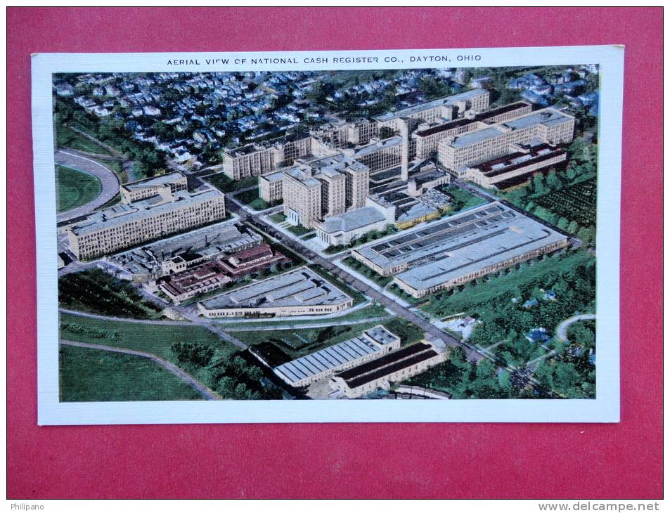 Aerial View National Cash Register CO.   OH - Ohio > Dayton  1943 Cancel  = = = =   ====   =ref 745 - Dayton