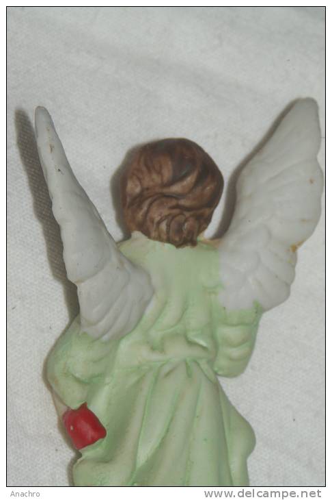 SANTON CRECHE De NOEL En Biscuit / L´ ANGE GARDIEN  GLORIA   / Figurine 11 Cms - Anges