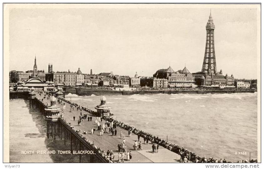 BLACKPOOL - North Pier And Tower - Blackpool
