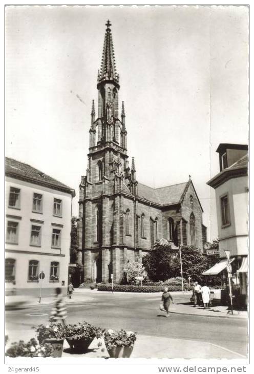 CPSM OFFENBURG (Allemagne-Bade Wurtemberg) - Die Kirche - Offenburg