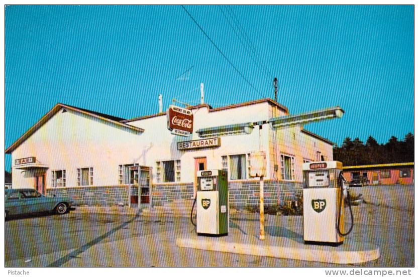 Baie Des Sables Québec - Matane - Hotel Motel Restaurant Au Martinet - BP Gas Station - 2 Scans - Andere & Zonder Classificatie